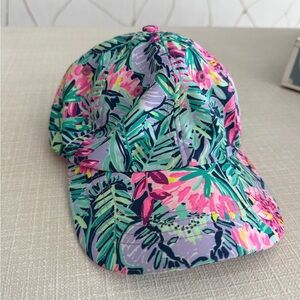 Lilly Pulitzer Floral Tropical Print Cap